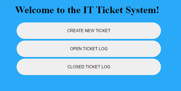 IT Ticket System Project