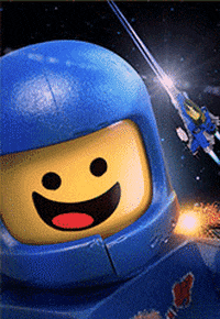 Lego Movie Space Ship GIF