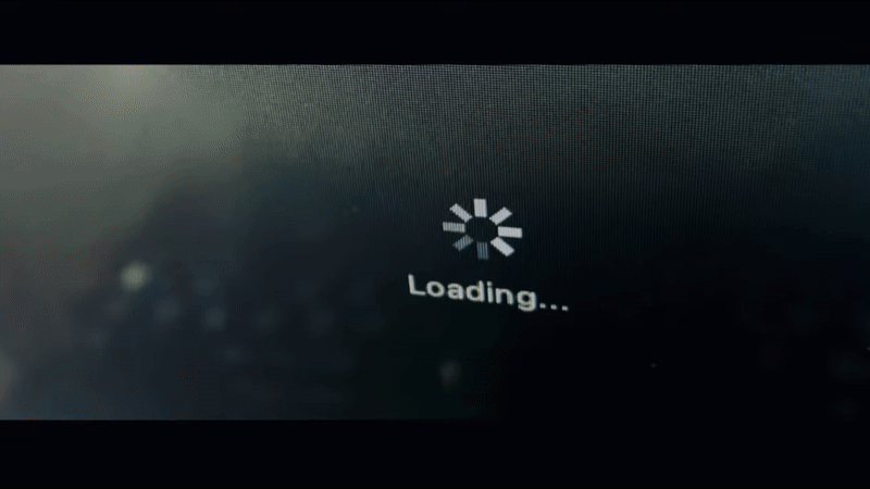 Animated illustration of a person typing code on a laptop.